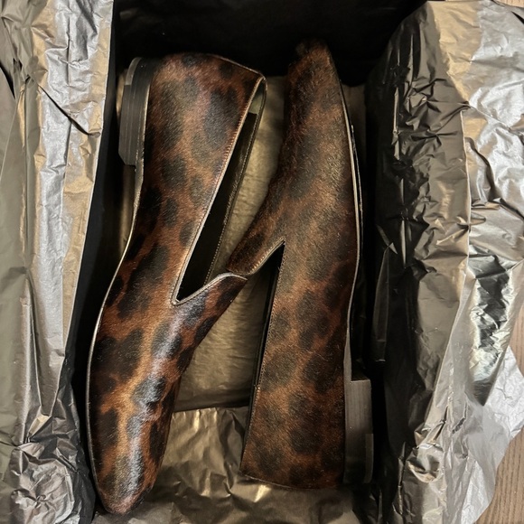 Saint Laurent Pony Maxi Samba Nero Fonce Smoking 15 Slipper Size 42/9 - Picture 2 of 11